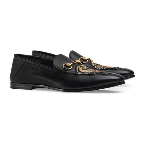 gucci kingsnake leather loafer|Men's loafer with Horsebit in black shiny leather .